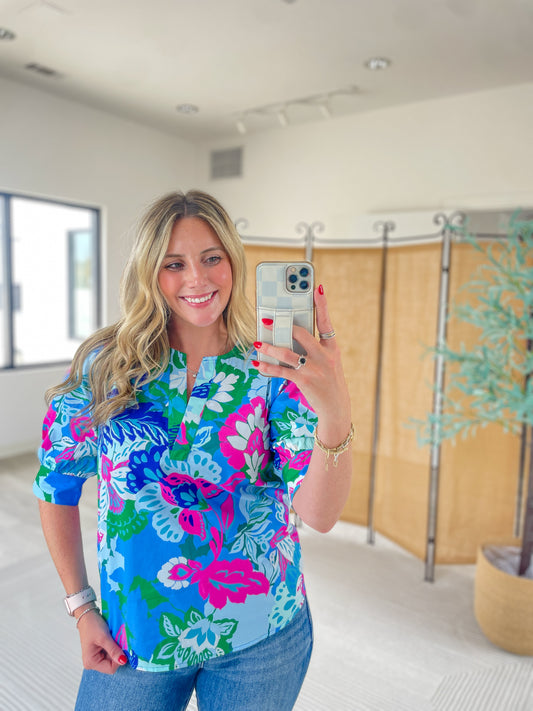 Graham Printed Blouse