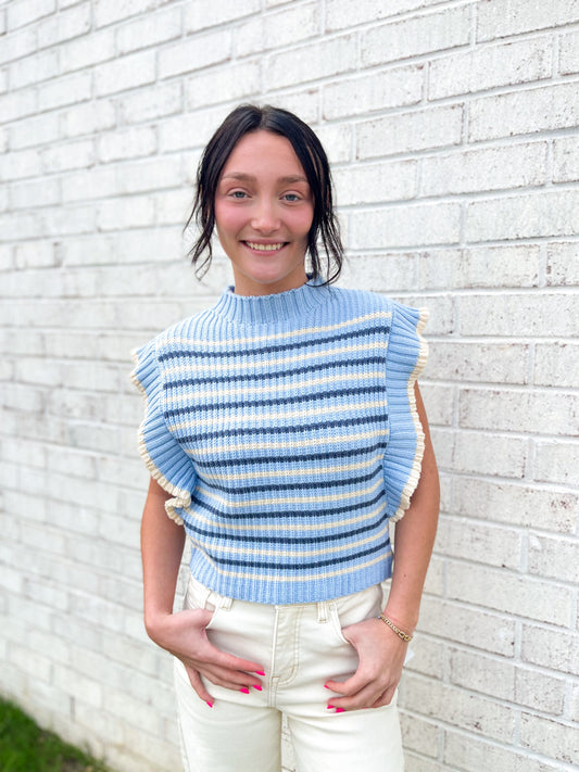 Stripped Knit Top