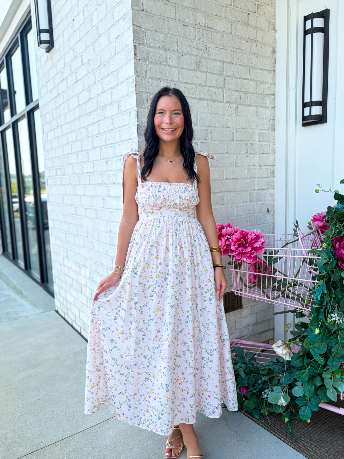 Emerson Floral Midi Dress