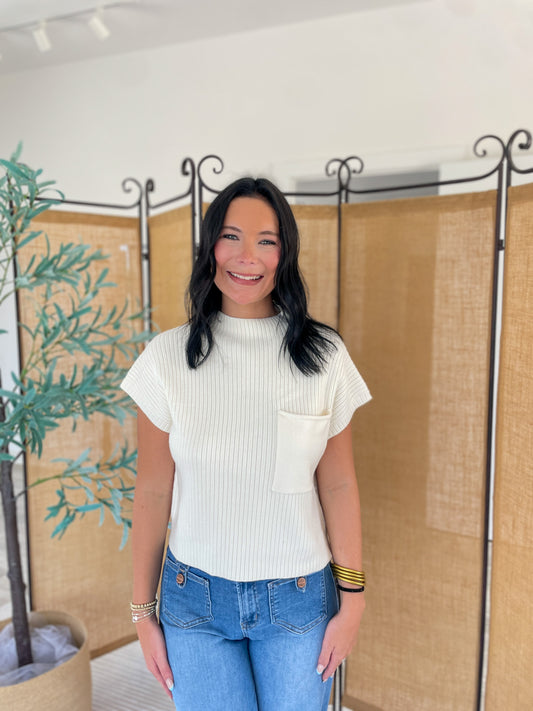 Oliver Mock Neck Top