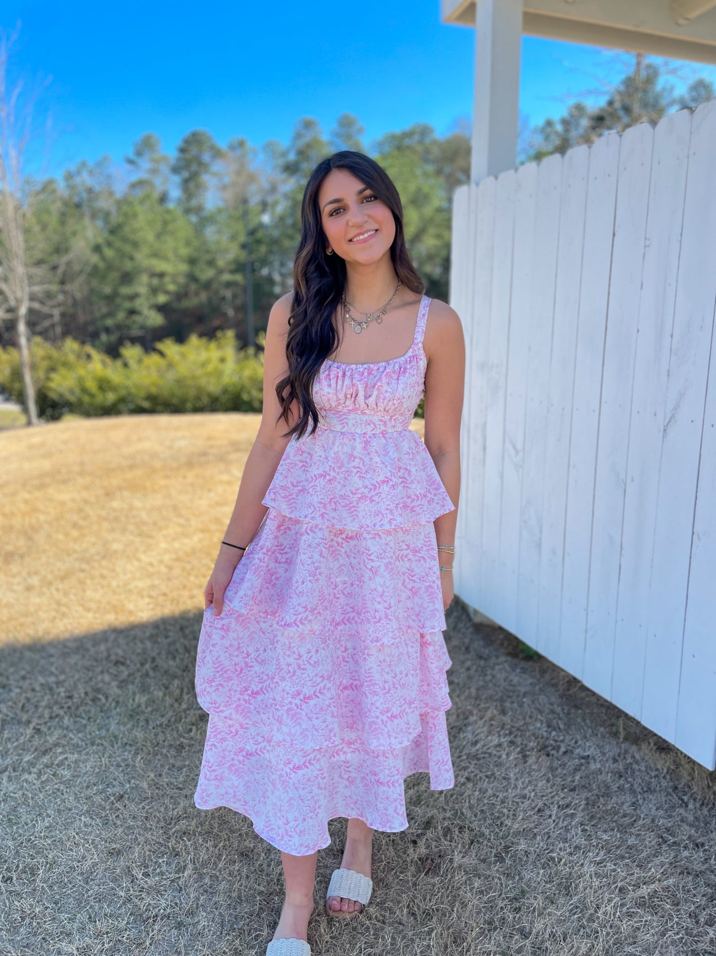 Sophie Tiered Midi Dress