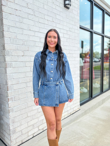 Joplin Denim Romper