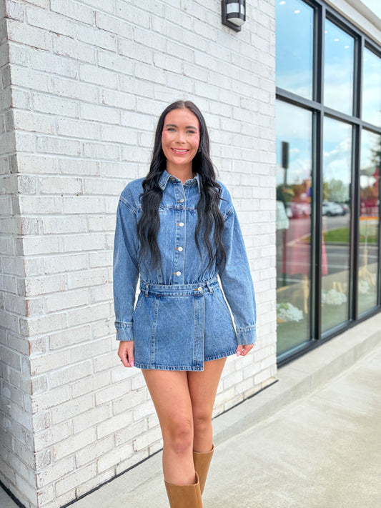 Joplin Denim Romper