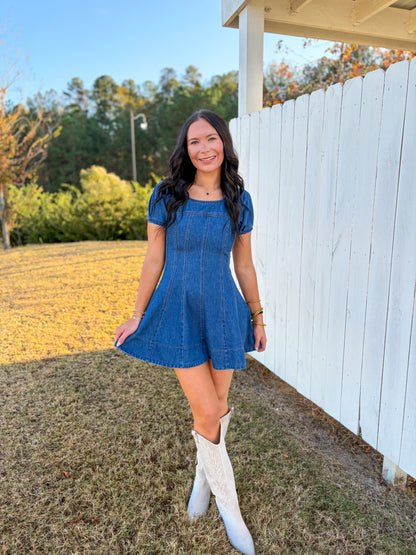Down South Denim Dress