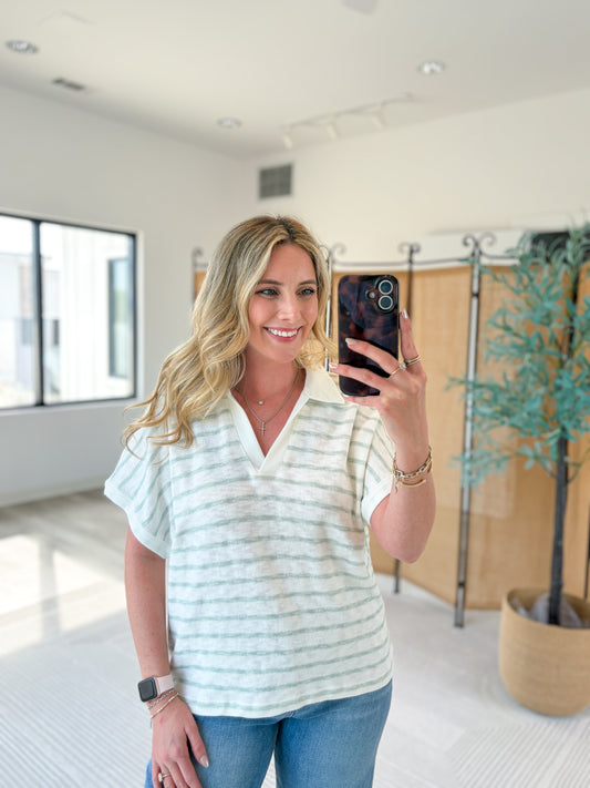 Striped Lightweight Top