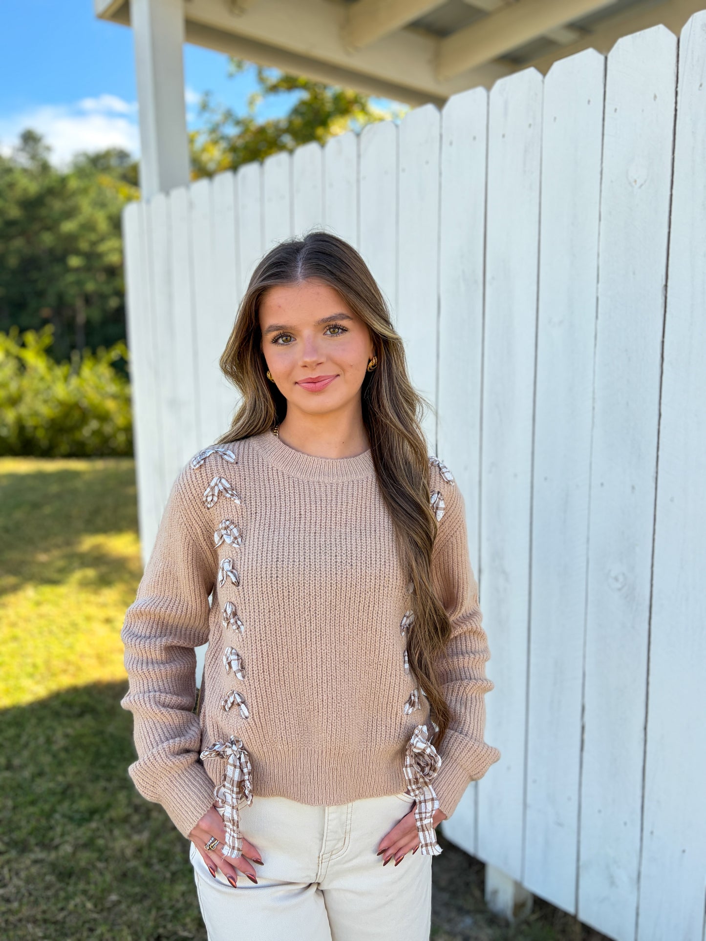 Braided Knit Sweater