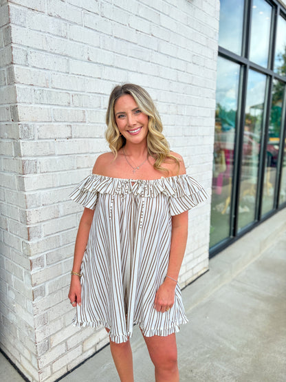 Lia Stripped Romper