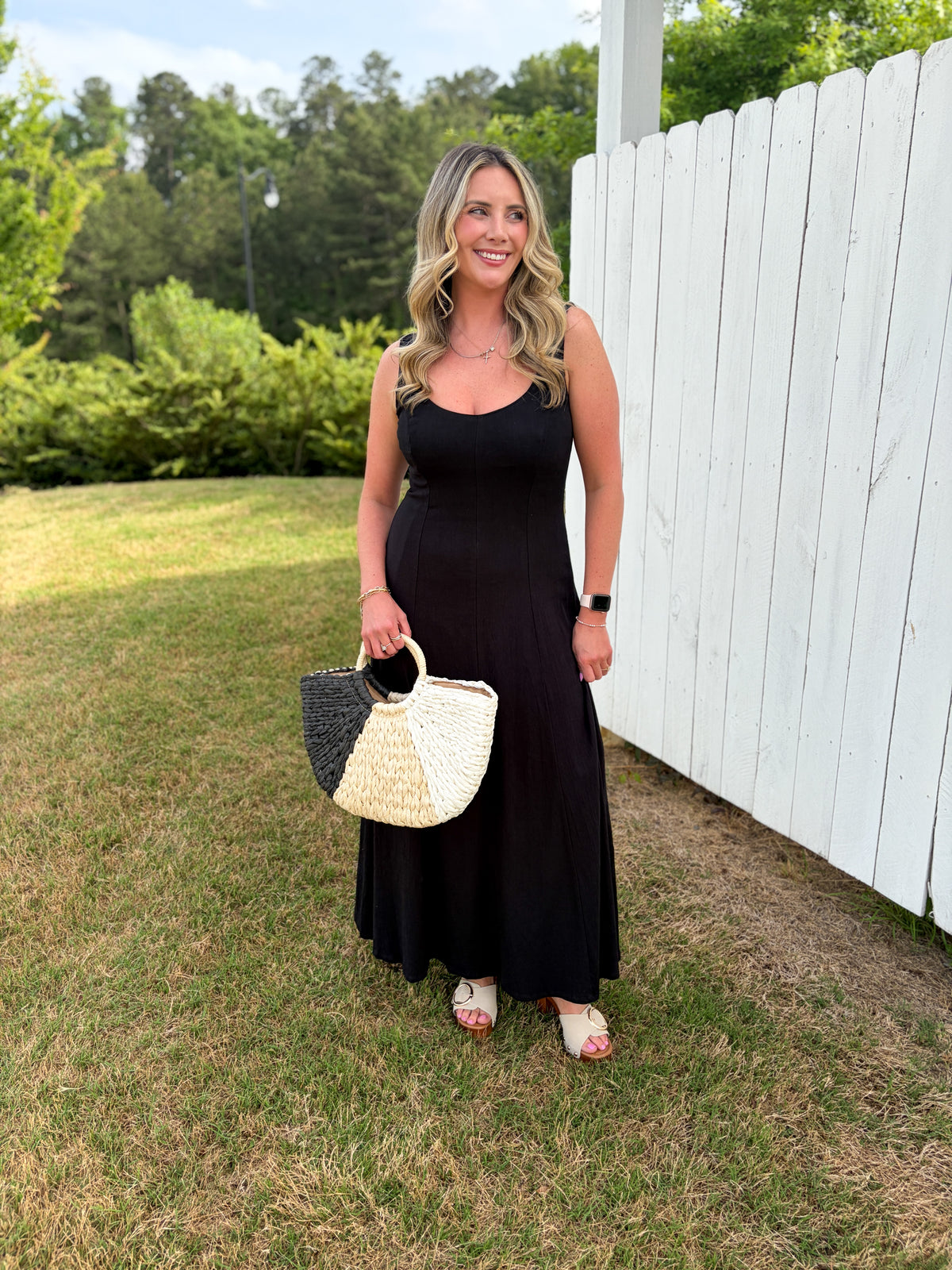 Dean Linen Midi Dress