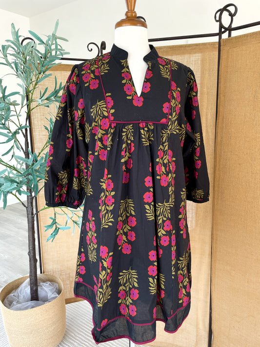 Floral Long Sleeve Dress