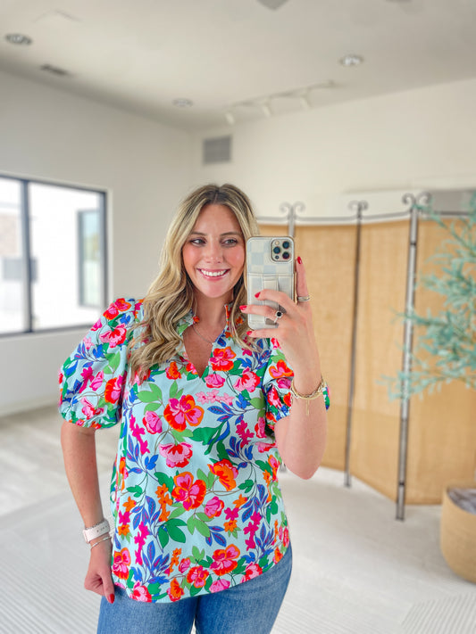 Gunnar Printed Blouse
