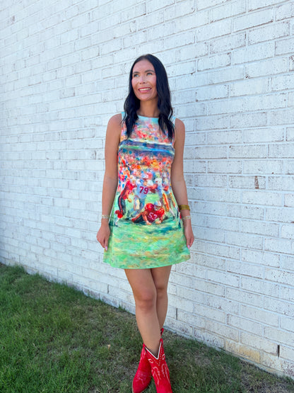 Game Day Open Back Dress
