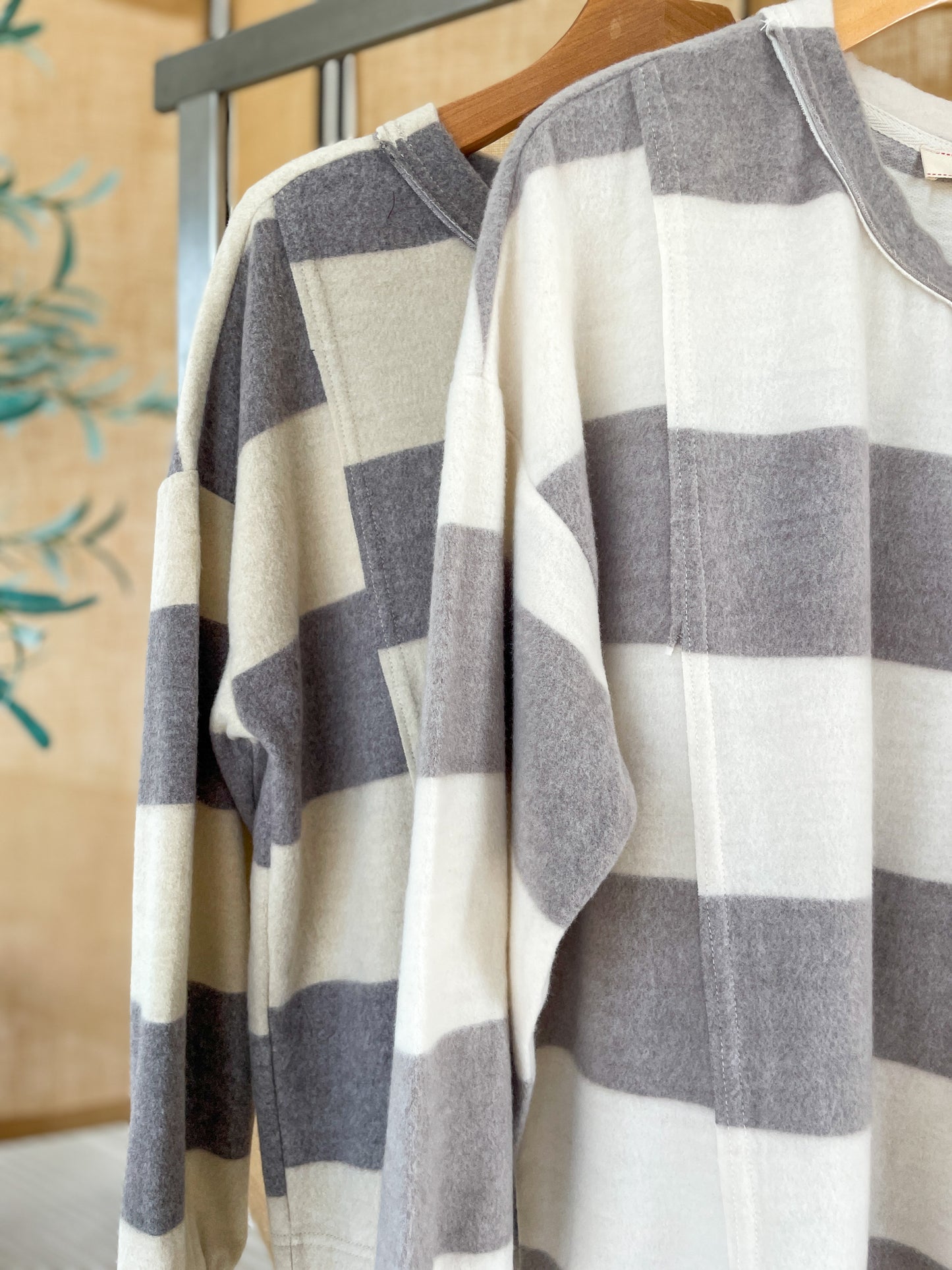 Keep Warm Striped Top