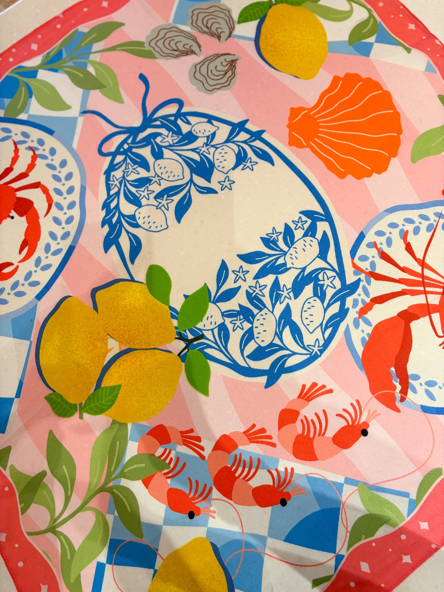 Silk Patterned Scarf
