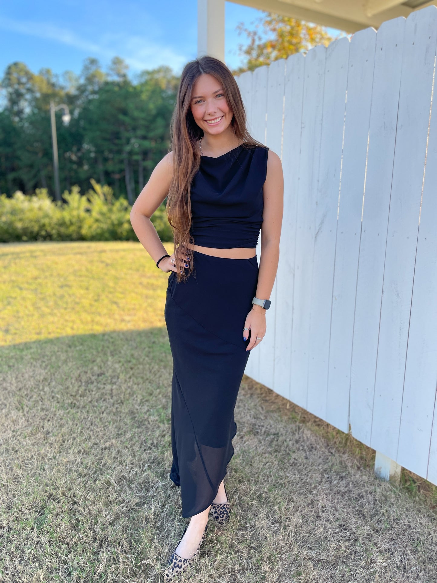 Brenna Two Piece Skirt Set