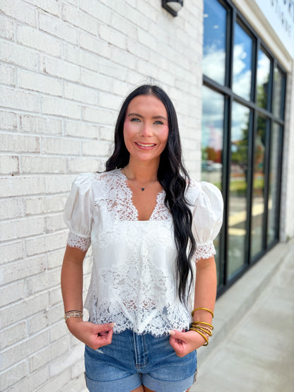 Serena Lace Top