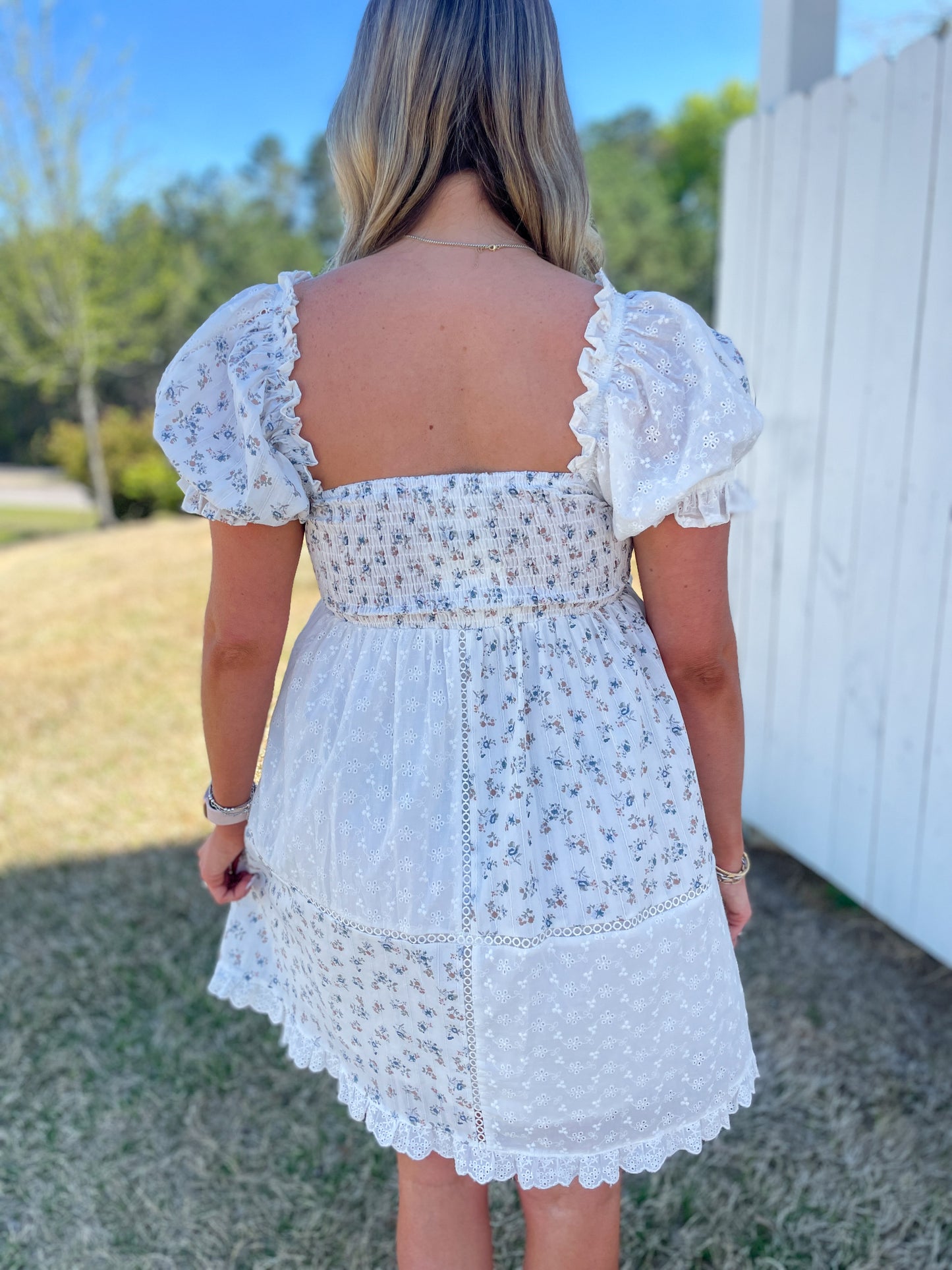 Henley Patch Mini Dress