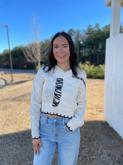Avery Chunky Stitched Sweater