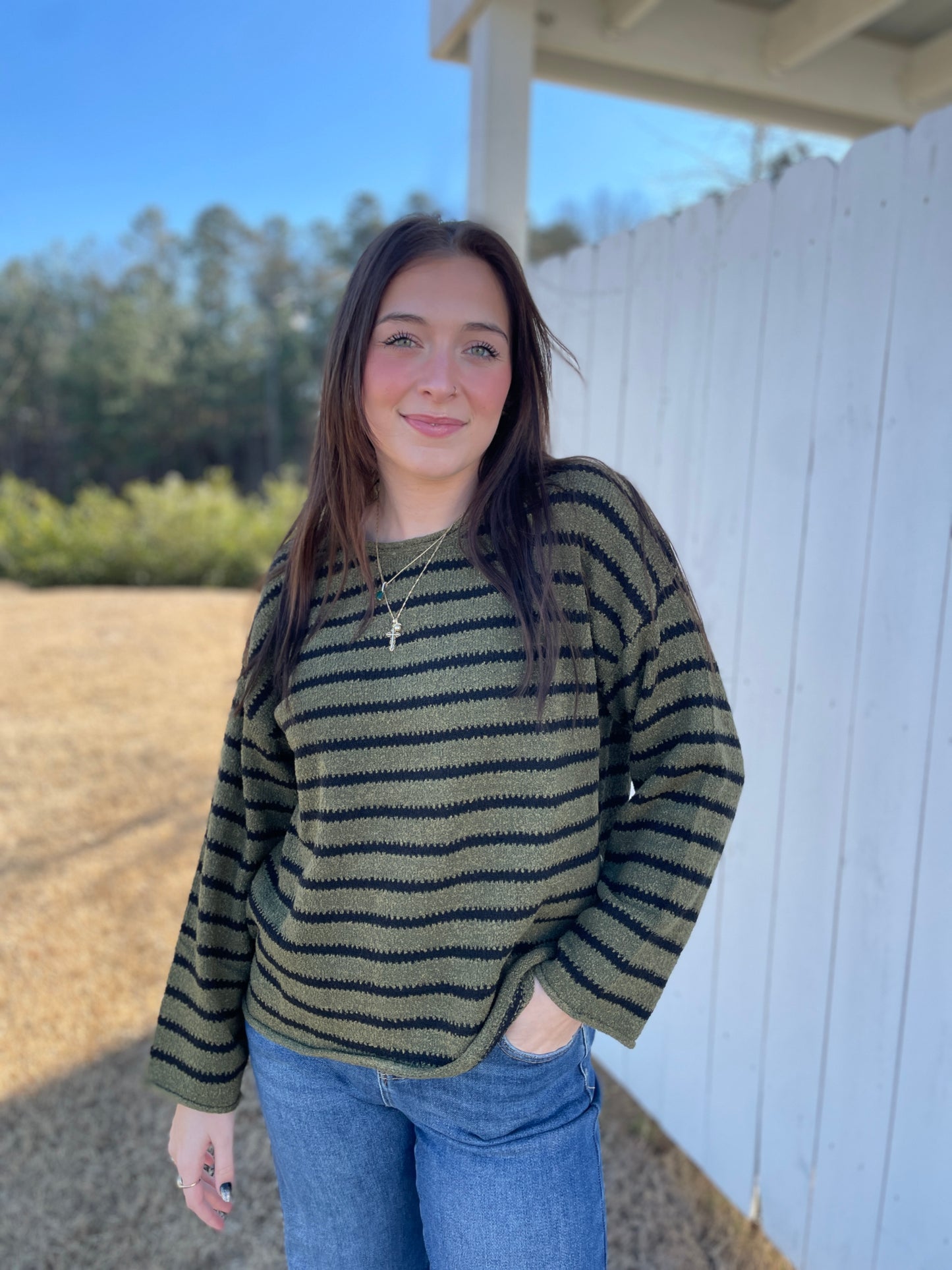 Parker Striped Knit Sweater