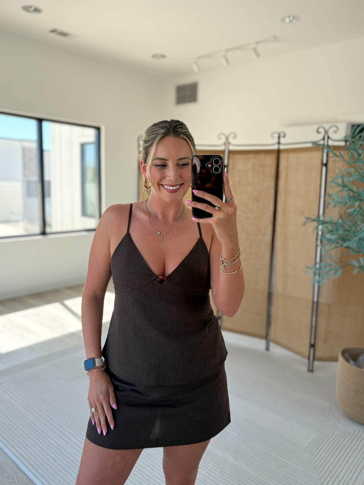 Cassidy Linen Skort