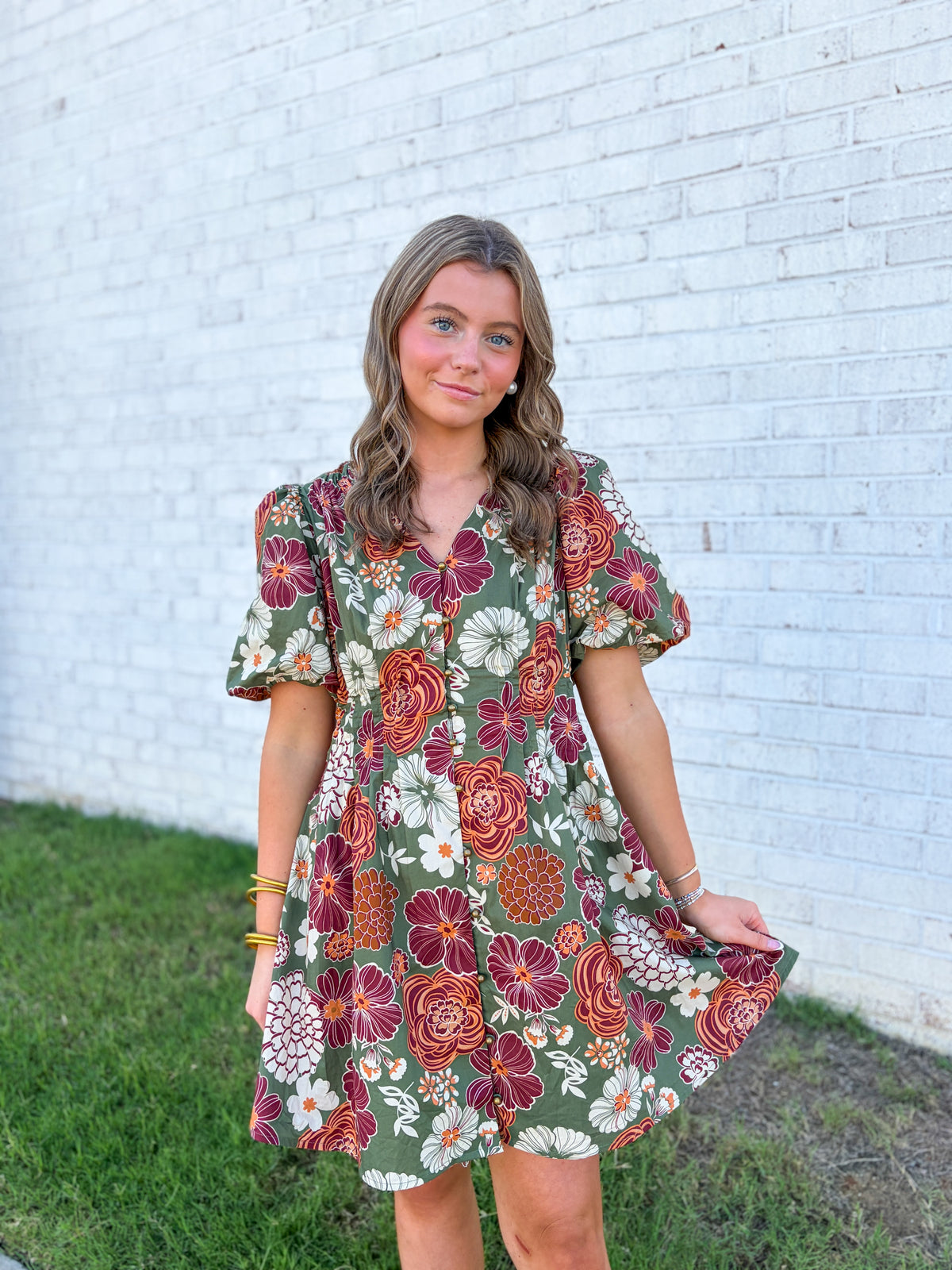 Jasmine Printed Mini Dress