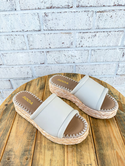 Monte Bone Platform Sandal