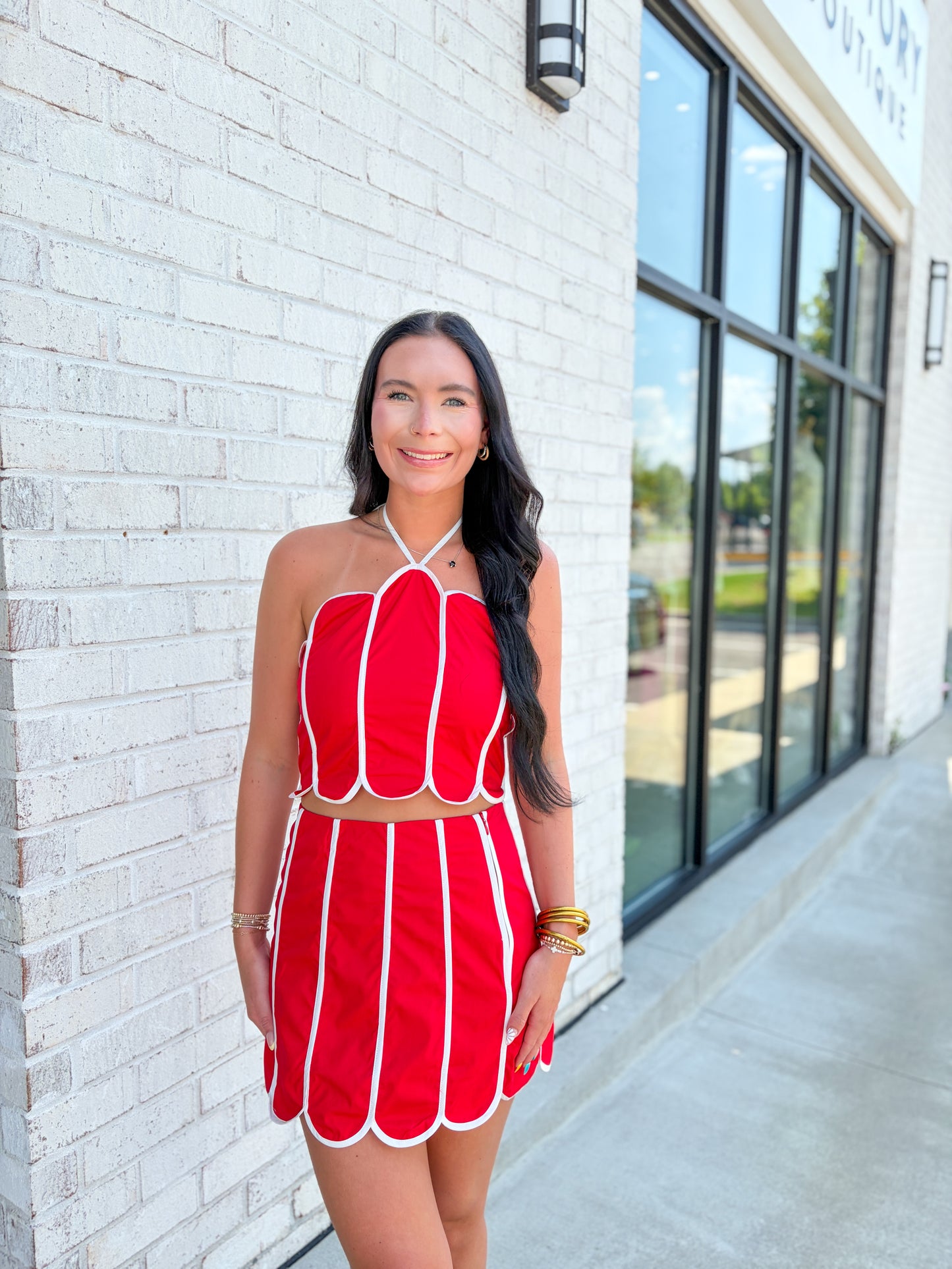 Blair Scalloped Skirt