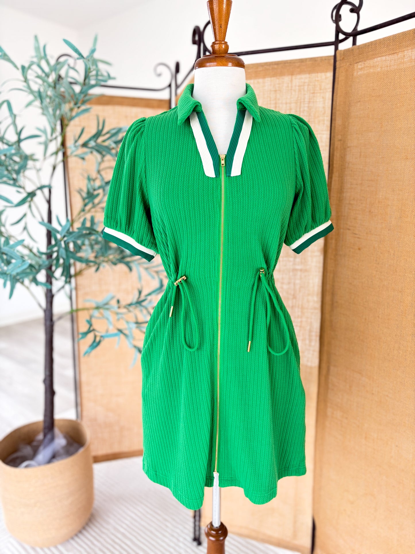 Marley Cinch Waist Mini Dress