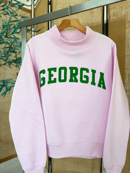 Georgia Mock Neck Sweatshirt