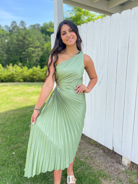 Rosie Asymmetrical Midi Dress