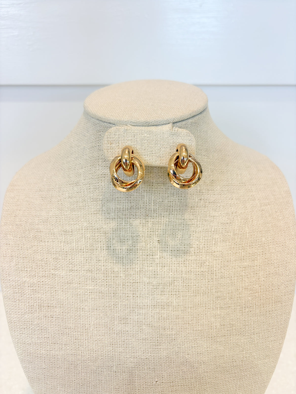 Double Twist Hoop Earring