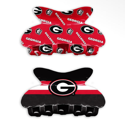Georgia Bulldogs Claw Clip Set