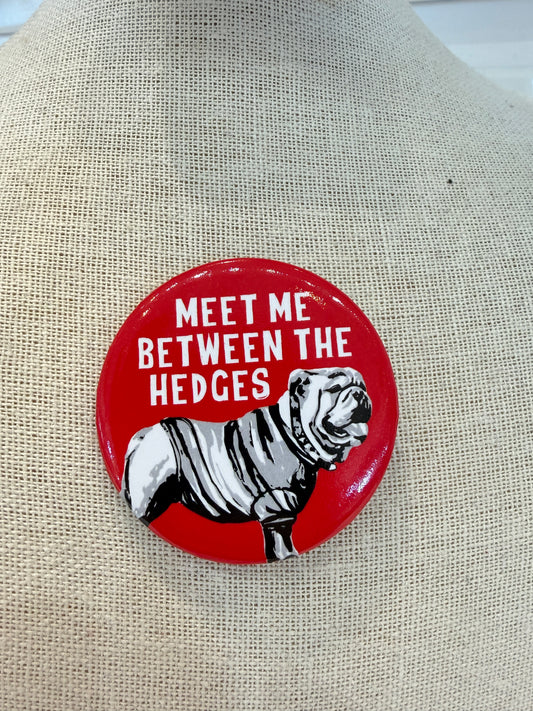 Meet Me Between The Hedges Gameday Pin