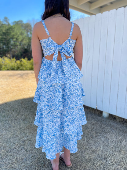 Sophie Tiered Midi Dress