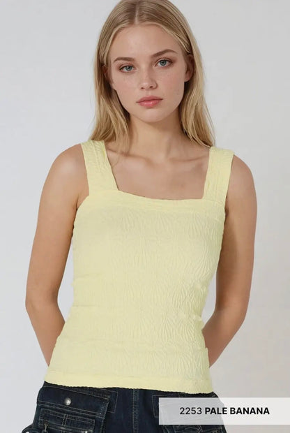 Floral Textured Tank