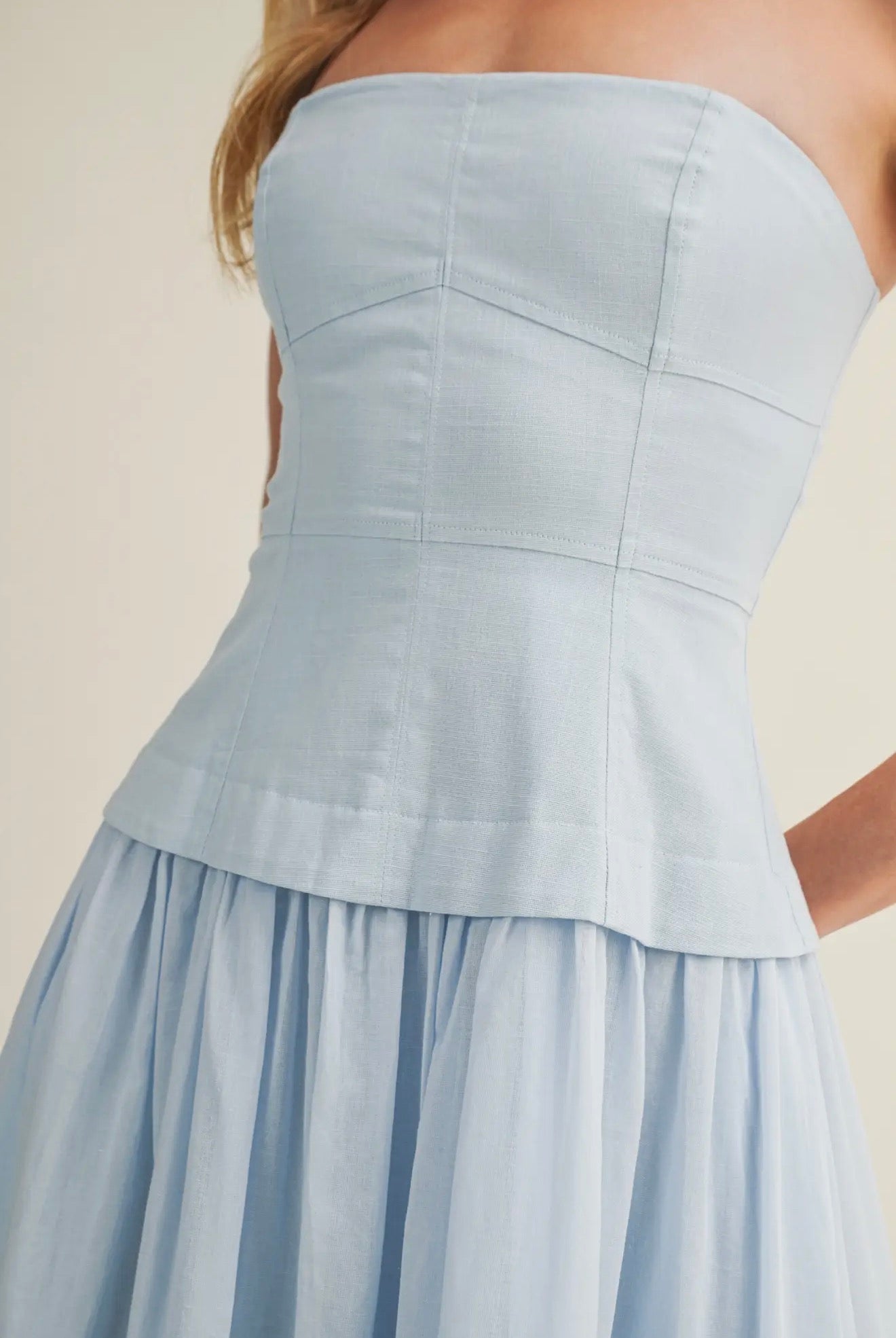 Sandy Strapless Mini Dress