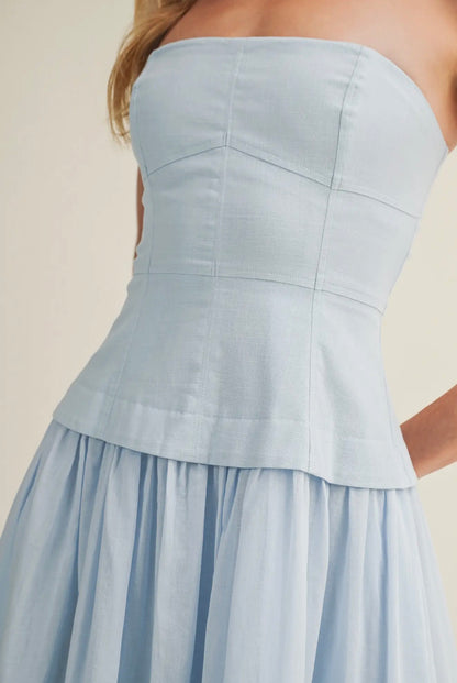 Sandy Strapless Mini Dress