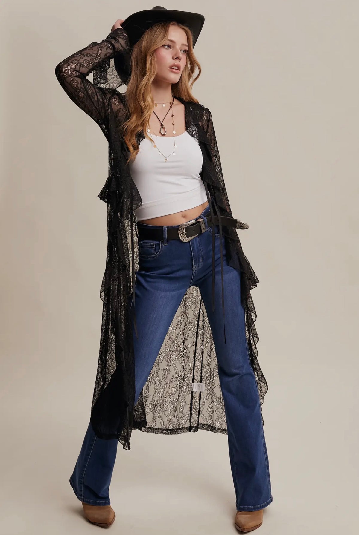 Dixie Lace Tie Overlay