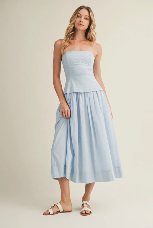 Sandy Strapless Mini Dress