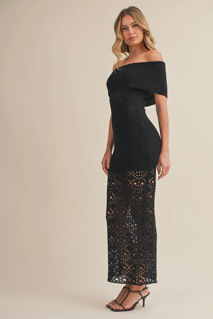 Knit Bodycon Maxi Dress