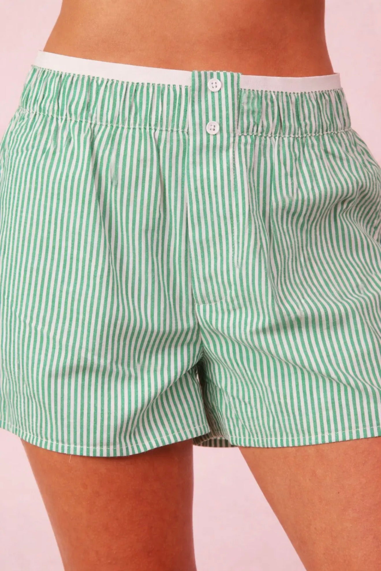 Striped Button up Set