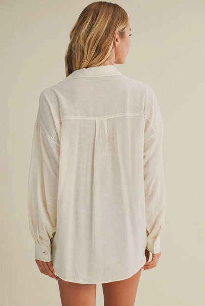 Lauren Lace Up Top
