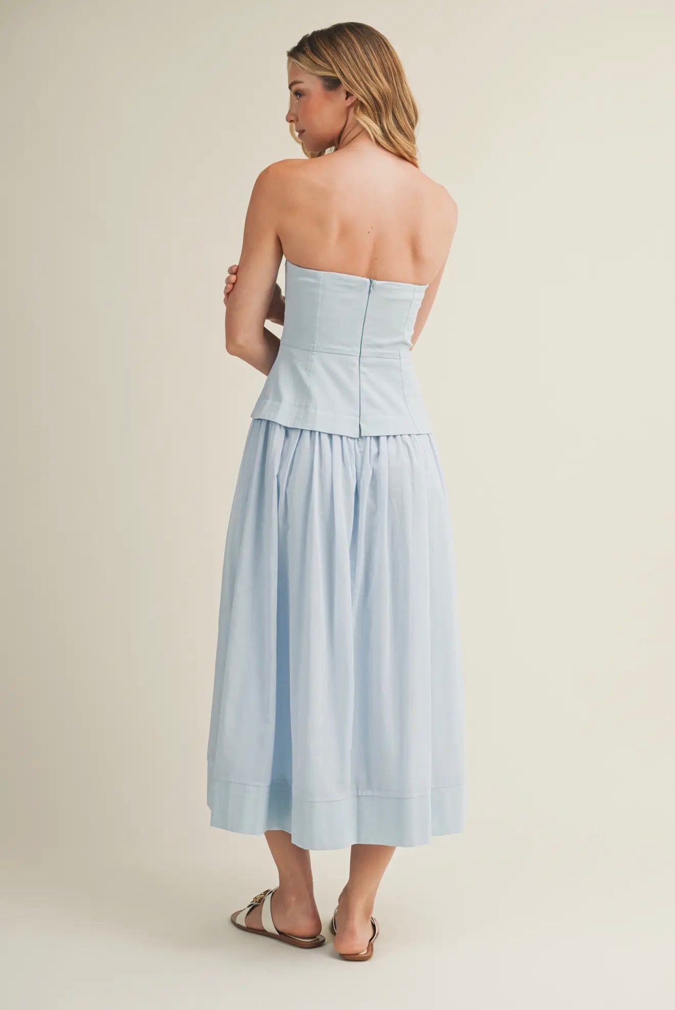Sandy Strapless Mini Dress