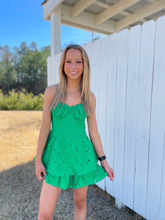 Holly Strapless Romper