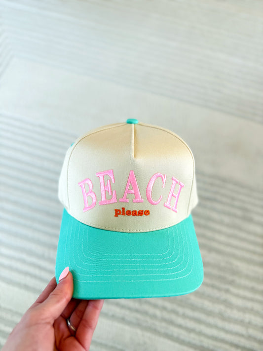 Beach Please Trucker Hat
