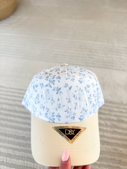 Mama Floral Trucker Hat