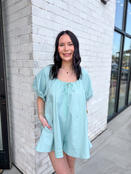 Hazel Scoop Neck Romper