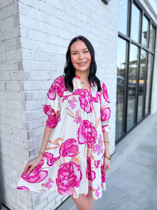 Cameron Floral Mini Dress