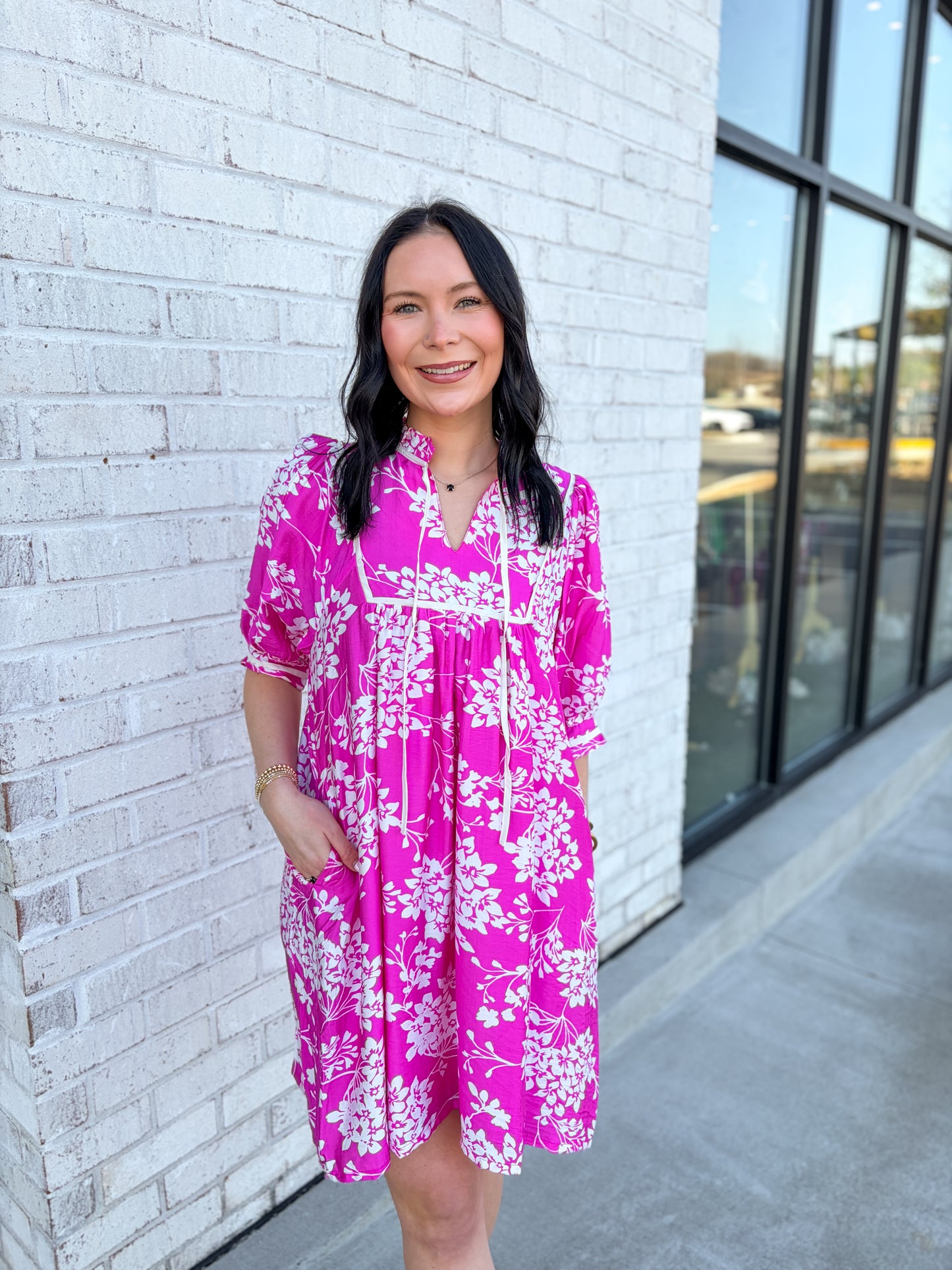 Gracie Patterned Dress