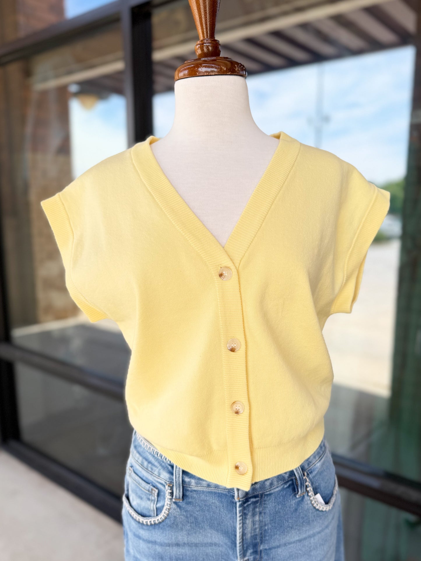 Loren Button Up Top