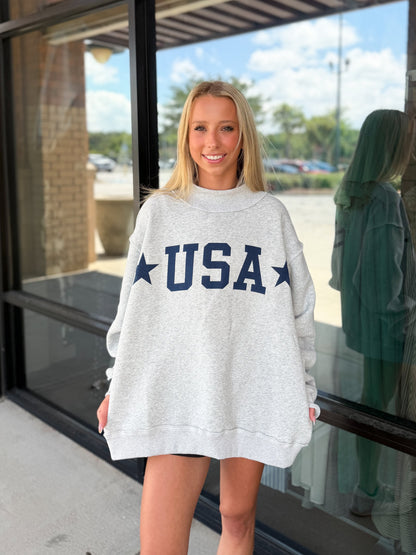 USA Reversible Mock Neck